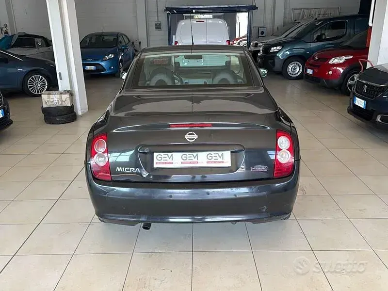 Usata Nissan Micra C+C 88 CV (64 kW) 2006 Nero Cabrio