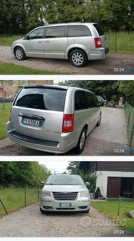 Usata Chrysler Voyager 163 CV (119 kW) 2008 Grigio Monovolume