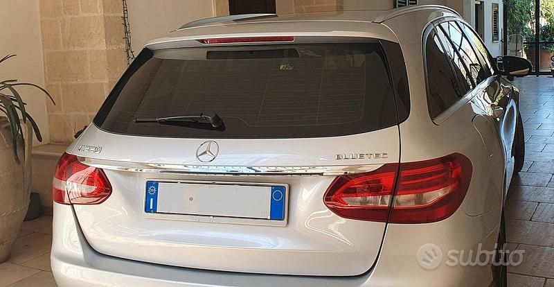 Usata Mercedes C220 170 CV (125 kW) 2015 Grigio Station wagon