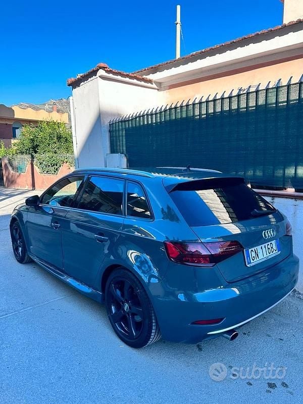 Usata Audi A3 116 CV (85 kW) 2019 Grigio Berlina