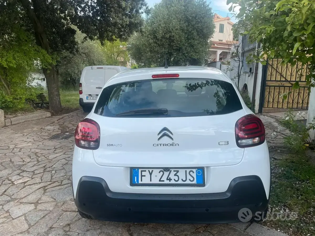 Usata Citroën C3 102 CV (75 kW) 2019 Bianco Utilitaria
