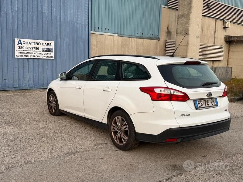 Usata Ford Focus Titanium 125 CV (91 kW) 2013 Bianco Berlina