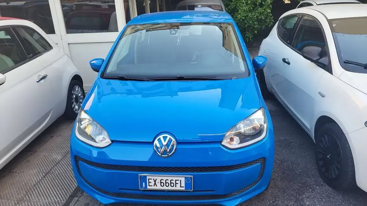 Usata VW up! Move 60 CV (44 kW) 2014 Blu/azzurro Utilitaria