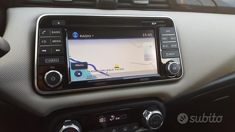 Usata Nissan Micra 90 CV (66 kW) 2018 Grigio Utilitaria