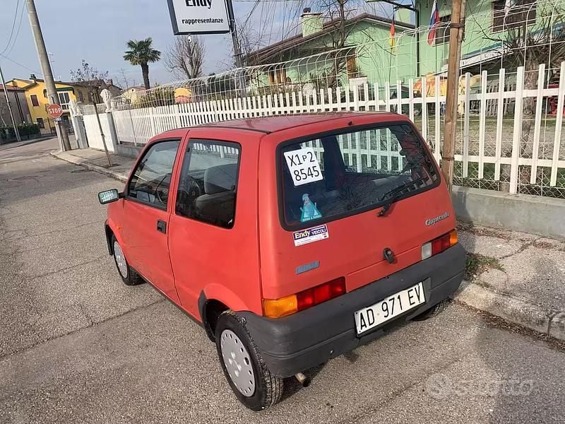Usata Fiat Cinquecento 1995 Rosso Utilitaria