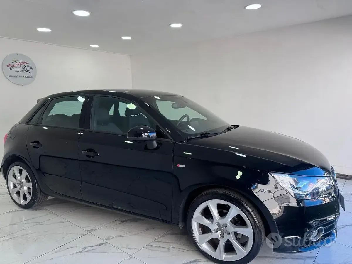 Usata Audi A1 S-Line 90 CV (66 kW) 2015 Nero Utilitaria