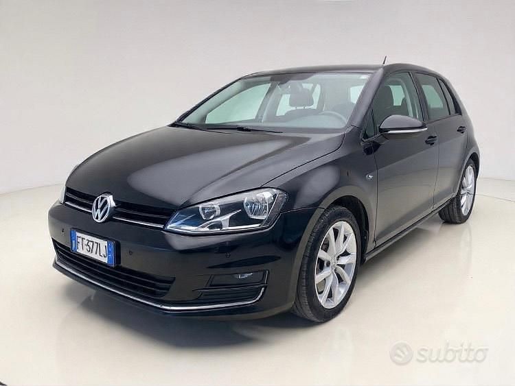 Usata VW Golf VII Highline 110 CV (80 kW) 2016 Nero Utilitaria