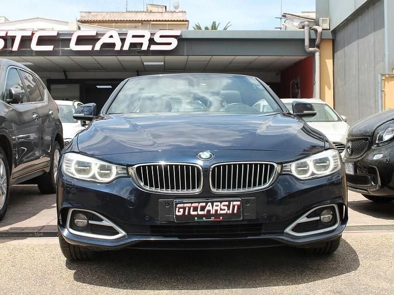 Blu Usata 2014 BMW 420 Comfort Edition Cabrio | 17.900 € (Buon prezzo) - Immagine 1/4
