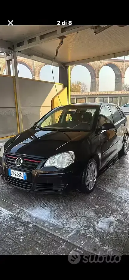 Usata VW Polo 69 CV (50 kW) 2006 Nero Utilitaria
