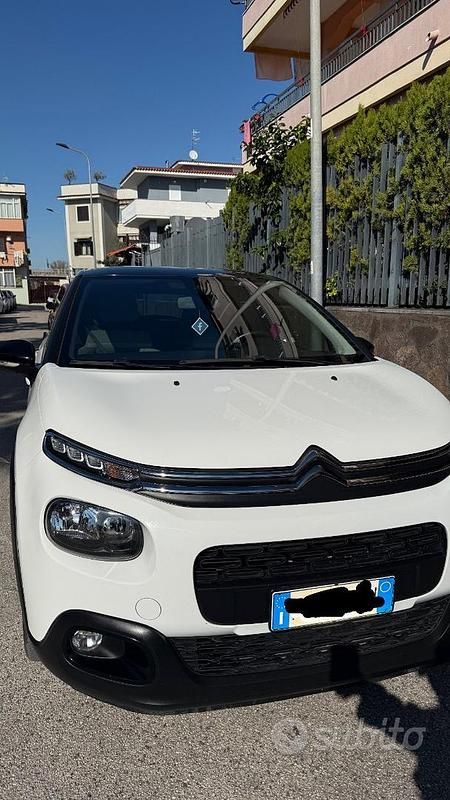 Usata Citroën C3 Shine 82 CV (60 kW) 2019 Bianco Utilitaria