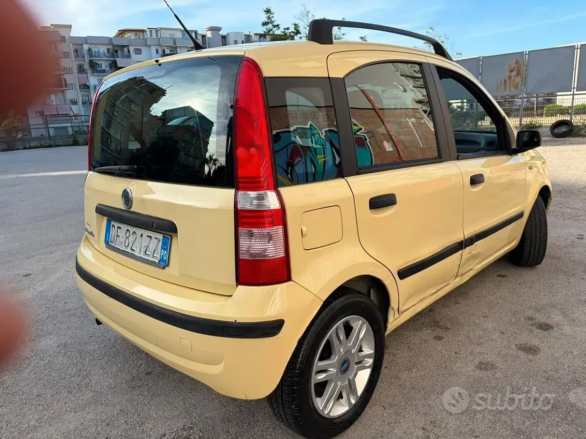 Usata Fiat Panda 60 CV (44 kW) 2007 Giallo Utilitaria