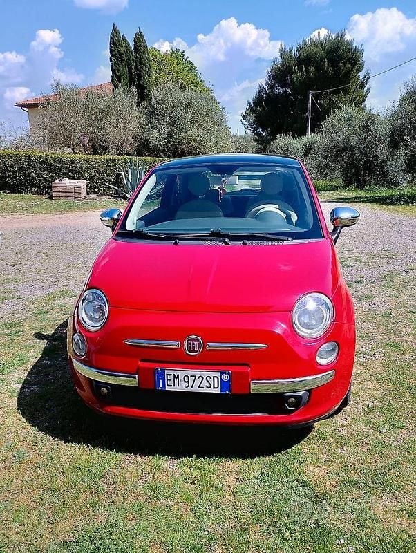 Usata Fiat 500 95 CV (69 kW) 2012 Rosso Berlina