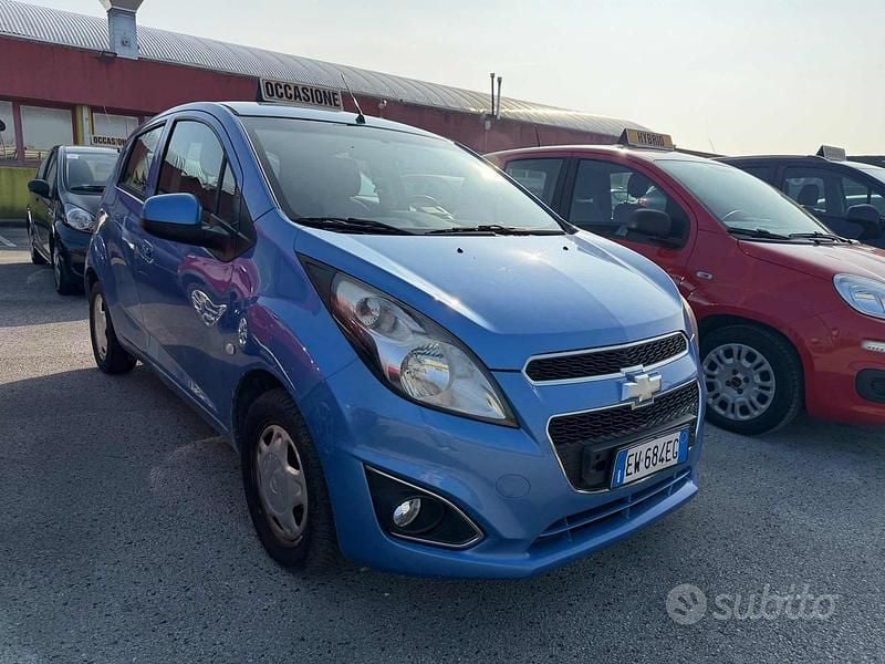 Usata Chevrolet Spark LS 68 CV (50 kW) 2014 Blu Utilitaria