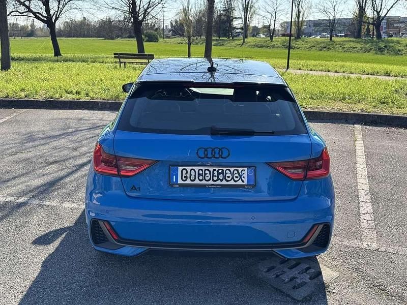Usata Audi A1 Sportback S-Line 110 CV (80 kW) 2021 Blu/azzurro Utilitaria