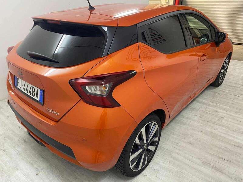 Usado Nissan Micra Tekna 90 HP (66 kW) 2017 Laranja Citadino