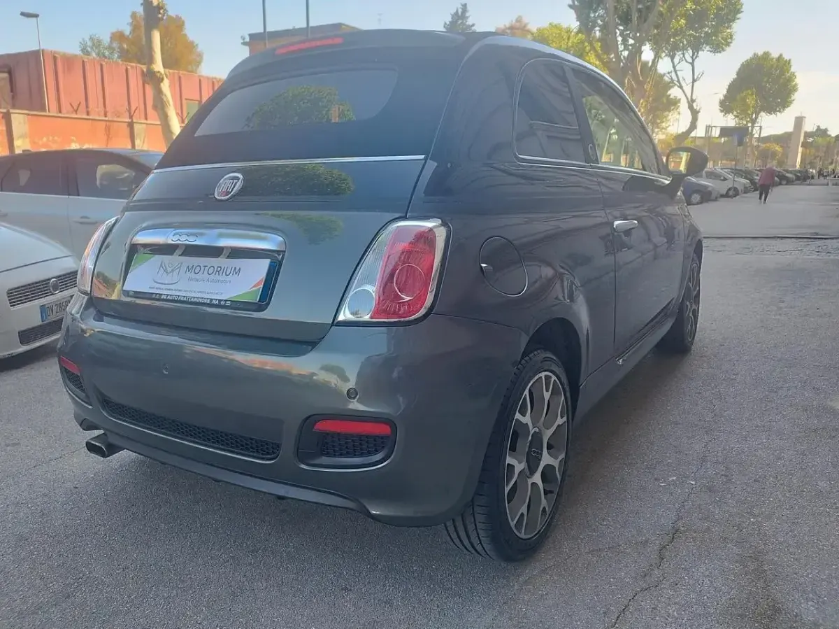 Usata Fiat 500C 69 CV (50 kW) 2013 Grigio Cabrio