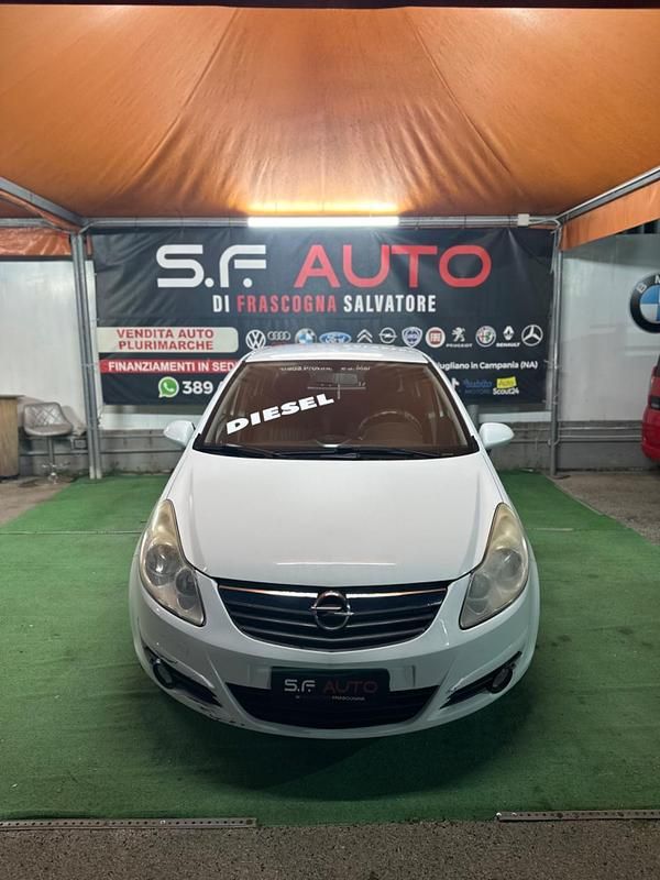 Usata Opel Corsa Club 75 CV (55 kW) 2009 Bianco Utilitaria