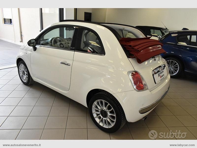 Usata Fiat 500C Lounge 69 CV (50 kW) 2013 Bianco Cabrio
