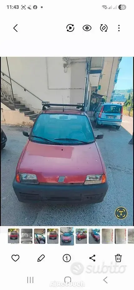 Usata Fiat 500 105 CV (77 kW) 1996 Rosso Berlina