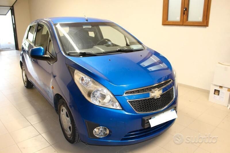Usata Chevrolet Spark 68 CV (50 kW) 2011 Blu/azzurro Utilitaria