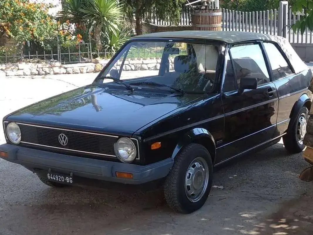 Usata VW Golf Cabriolet 50 CV (36 kW) 1982 Nero Cabrio