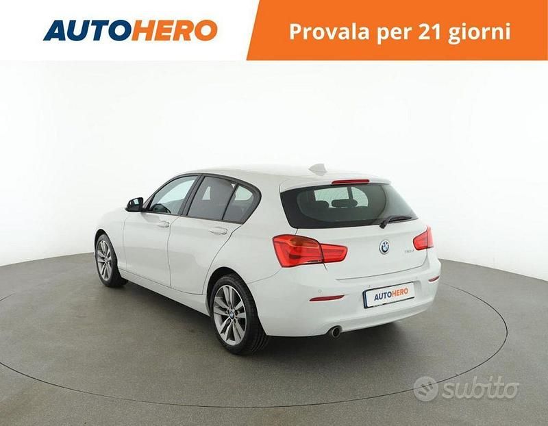 Usata BMW 116 Advantage 116 CV (85 kW) 2019 Bianco Utilitaria