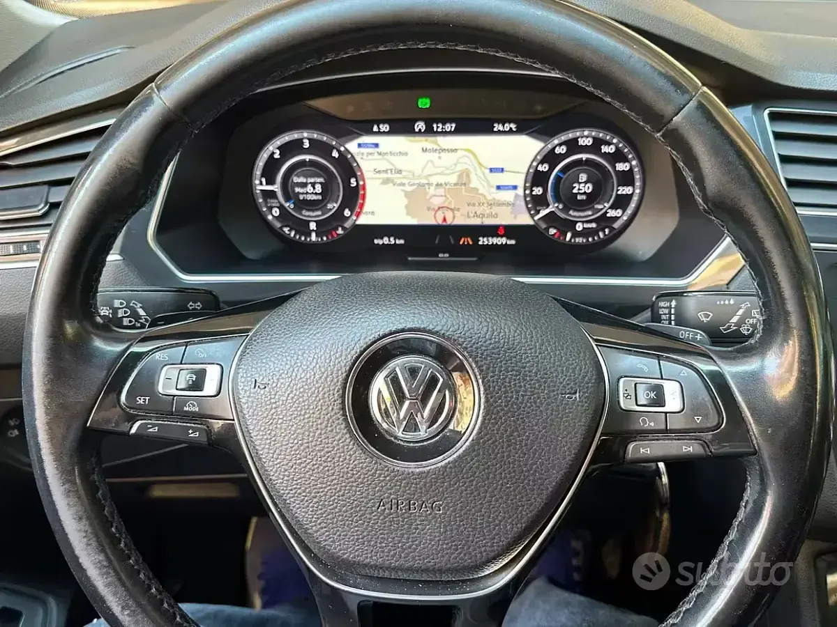 Usata VW Tiguan Allspace 150 CV (110 kW) 2018 Grigio SUV