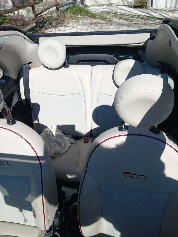 Usata Fiat 500C Dolcevita 69 CV (50 kW) 2021 Beige Cabrio