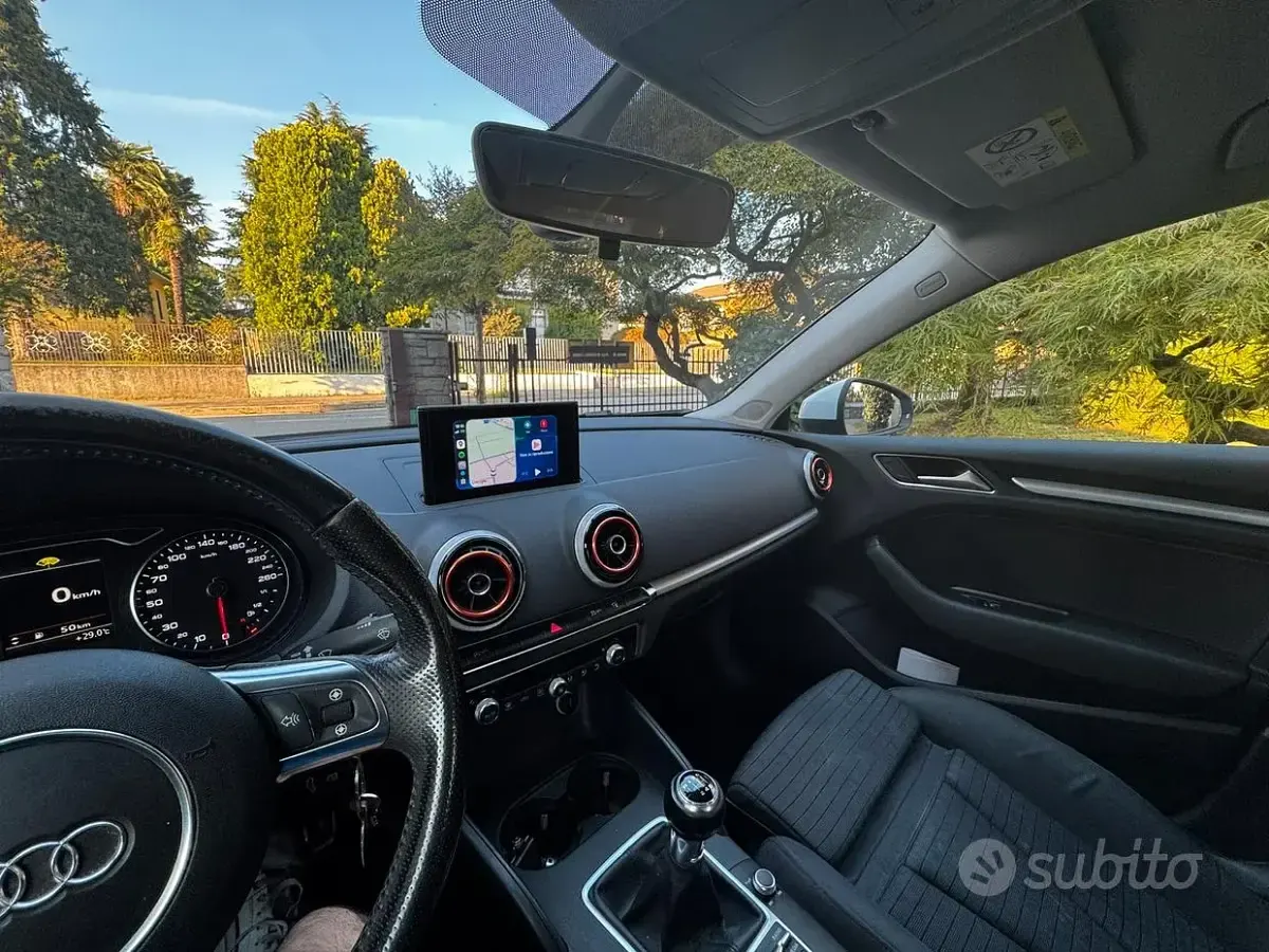 Usata Audi A3 Ambiente 150 CV (110 kW) 2016 Bianco Berlina