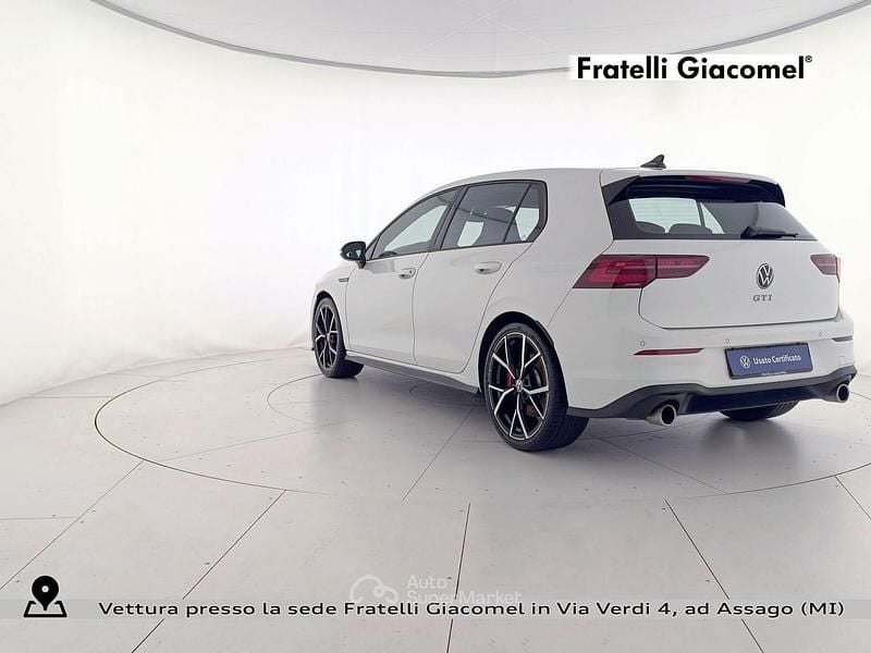 Usata VW Golf VIII GTI 245 CV (180 kW) 2022 Bianco Berlina