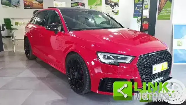 Usata Audi S3 Comfort 310 CV (228 kW) 2017 Rosso Berlina