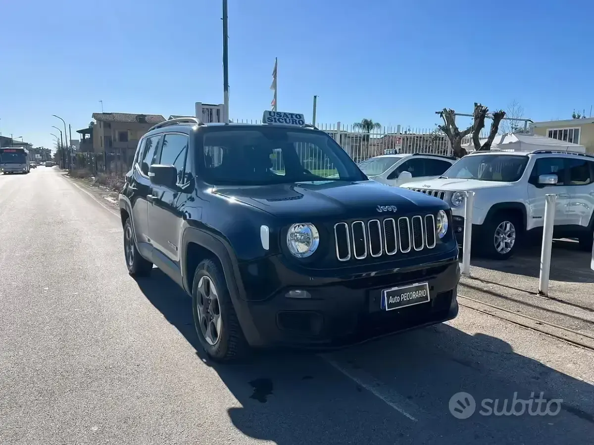 Usata Jeep Renegade 95 CV (69 kW) 2018 Nero SUV