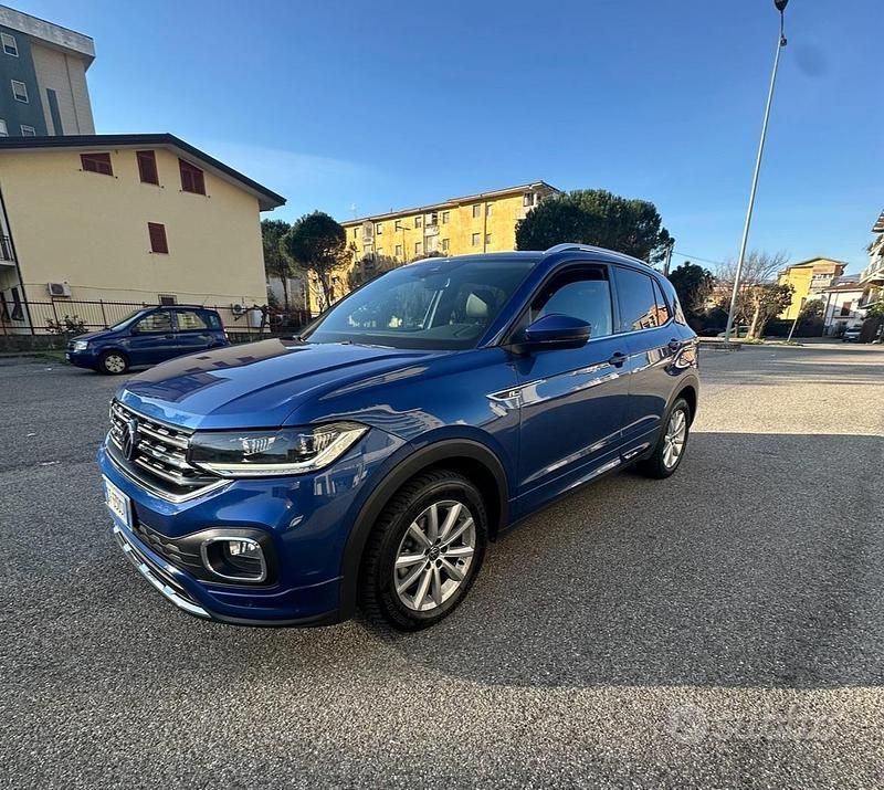 Usata VW T-Cross 110 CV (80 kW) 2021 Blu SUV