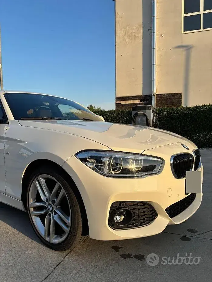 Usata BMW 118 M Sport 136 CV (100 kW) 2017 Bianco Berlina