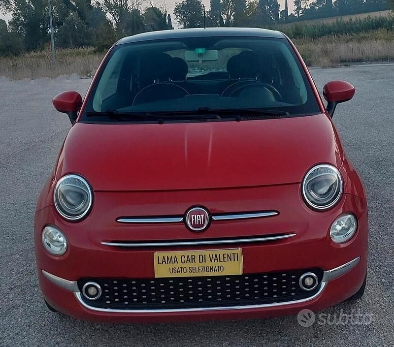 Usata Fiat 500 Lounge 69 CV (50 kW) 2016 Rosso Berlina