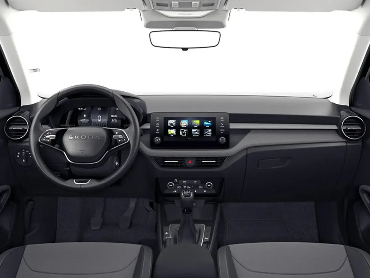 Nuova Skoda Fabia 95 CV (69 kW) 2026 Nero tulipano perlato grigio graphite me Utilitaria