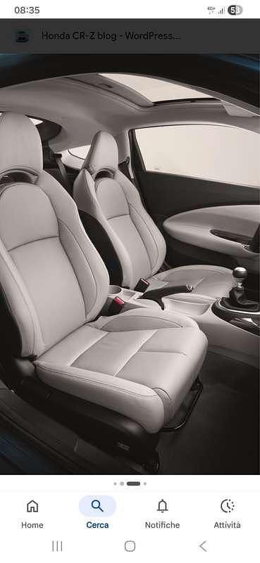 Usata Honda CR-Z 124 CV (91 kW) 2012 Nero Coupé