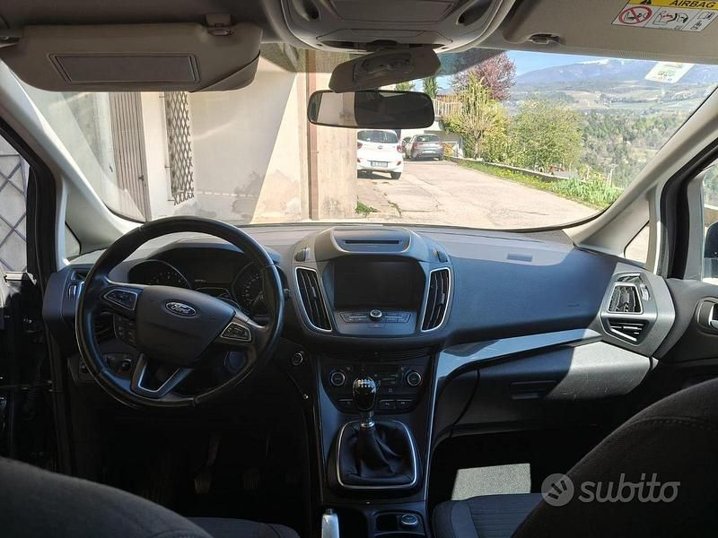 Brugt Ford C-MAX Titanium S 120 HK (88 kW) 2017 Sort MPV