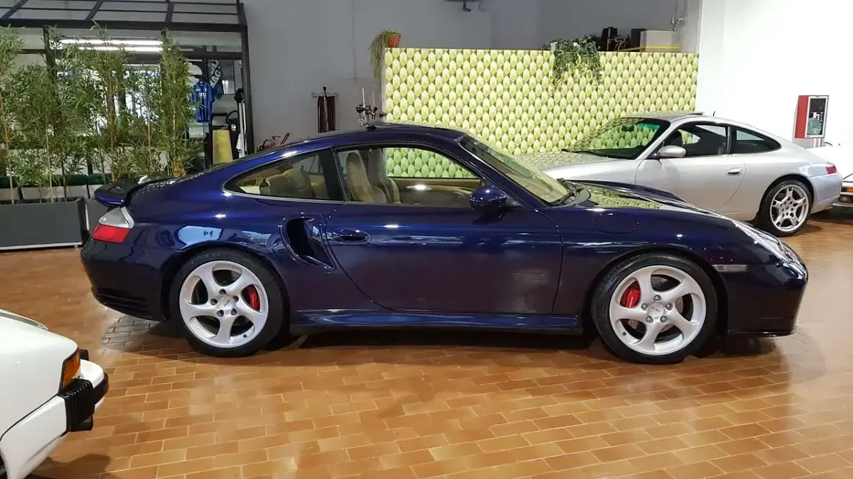 Usata Porsche 911 Turbo 420 CV (308 kW) 2000 Blu/azzurro Coupé