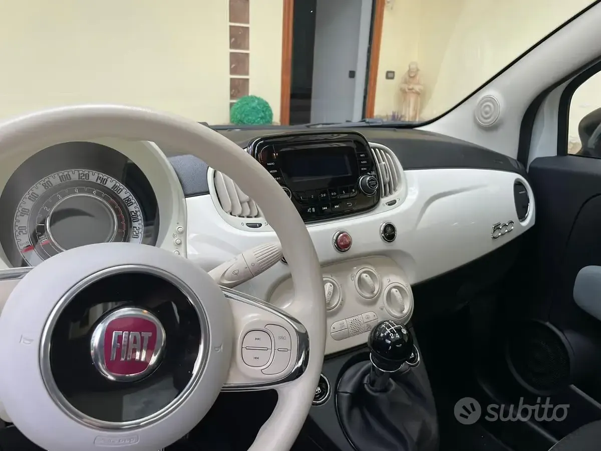 Usata Fiat 500 Pop 69 CV (50 kW) 2018 Bianco Berlina