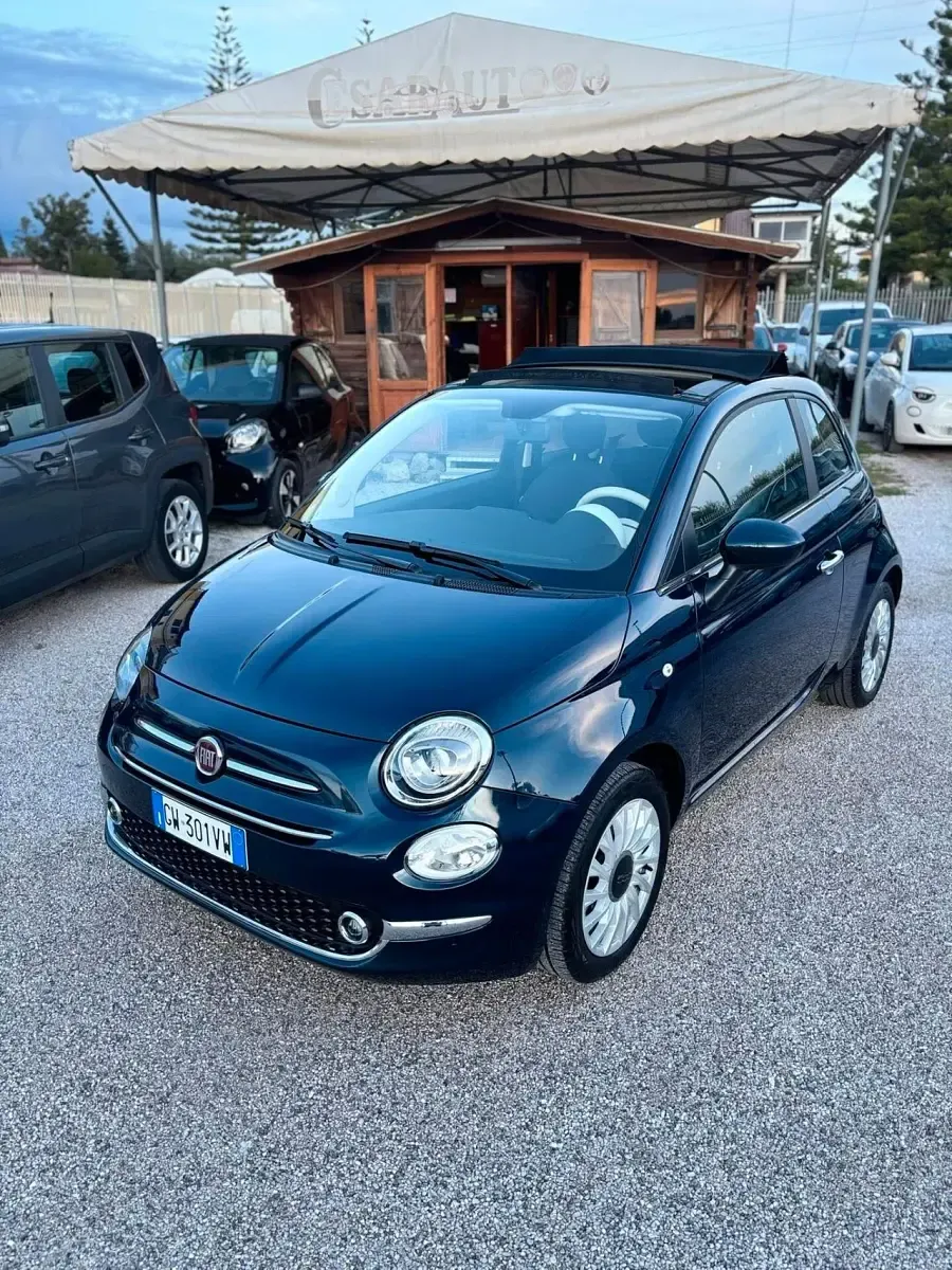 Usata Fiat 500C Dolcevita 69 CV (50 kW) 2024 Blu Cabrio