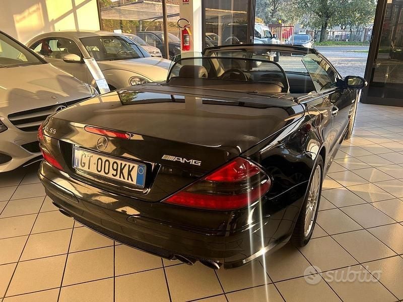 Usata Mercedes SL55 AMG AMG 500 CV (367 kW) 2003 Nero Cabrio
