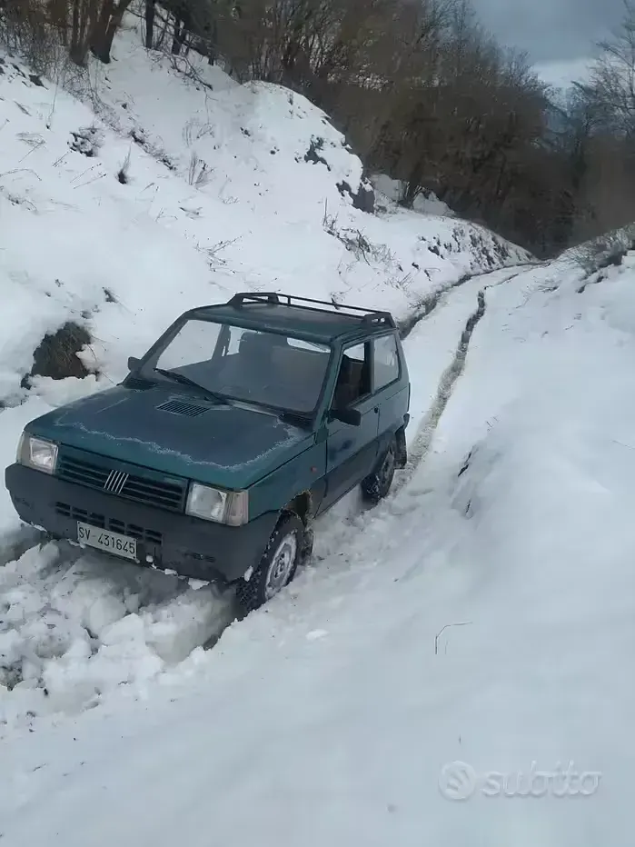 Usata Fiat Panda 4x4 Club 50 CV (36 kW) 1993 Verde Utilitaria