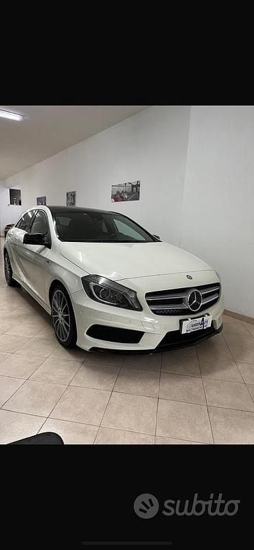 Usata Mercedes A200 Premium 136 CV (100 kW) 2015 Bianco Utilitaria