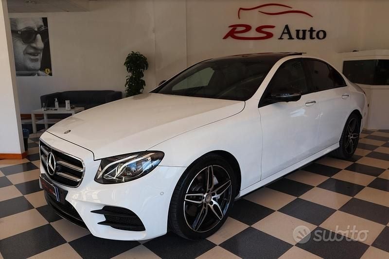 Usata Mercedes E220 Premium 194 CV (142 kW) 2016 Bianco Berlina
