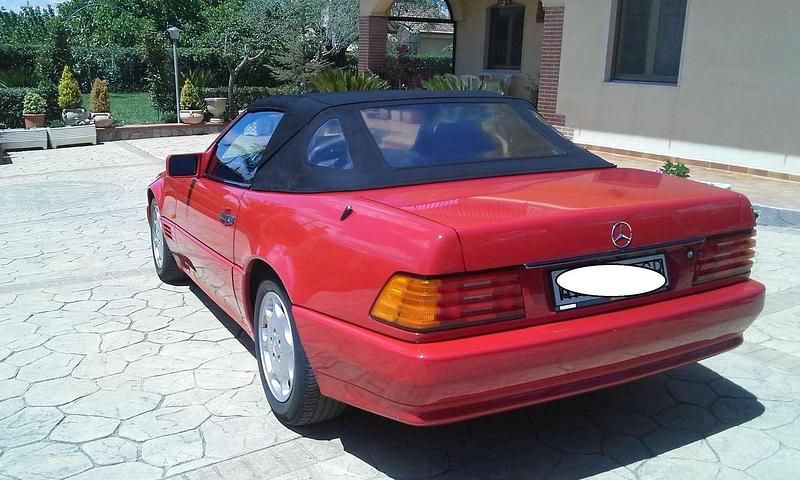 Usata Mercedes SL300 190 CV (139 kW) 1989 Rosso Cabrio