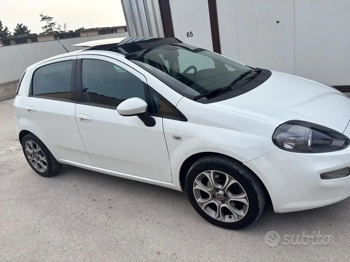 Occasion Fiat Punto Lounge 85 ch (62 kW) 2012 Blanc Citadine