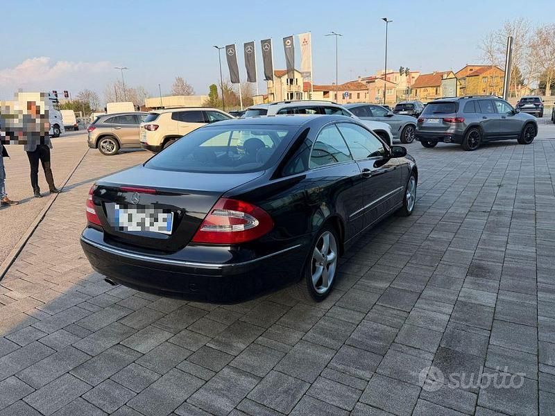 Usata Mercedes CLK200 Elegance 163 CV (119 kW) 2004 Nero Coupé