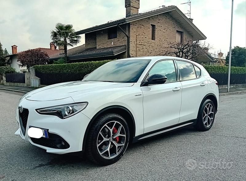 Bianco Usata 2022 Alfa Romeo Stelvio SUV | 24.500 € (Ottimo prezzo) - Immagine 1/4