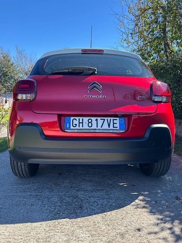 Usata Citroën C3 83 CV (61 kW) 2022 Rosso Utilitaria